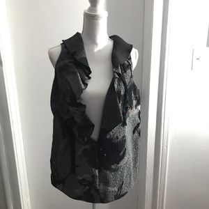 Marni Floral Ruffle Top